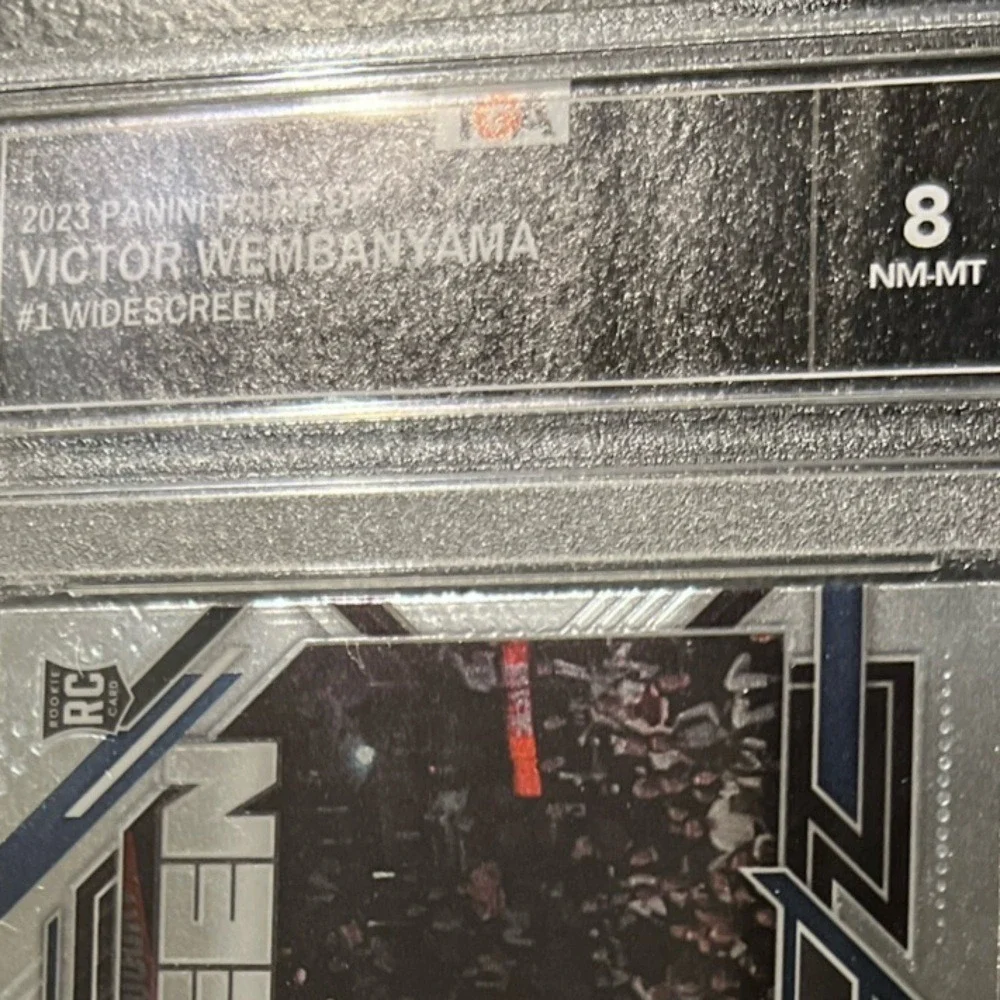 Panini Prizm Draft Picks Victor‎ Wembanyama RC #1 Silver TGA 8 NM-MT Widescreen - Picture 3 of 5
